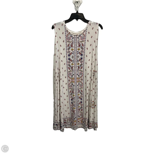 Dress Casual Midi By Style And Company In White, Size: 1x