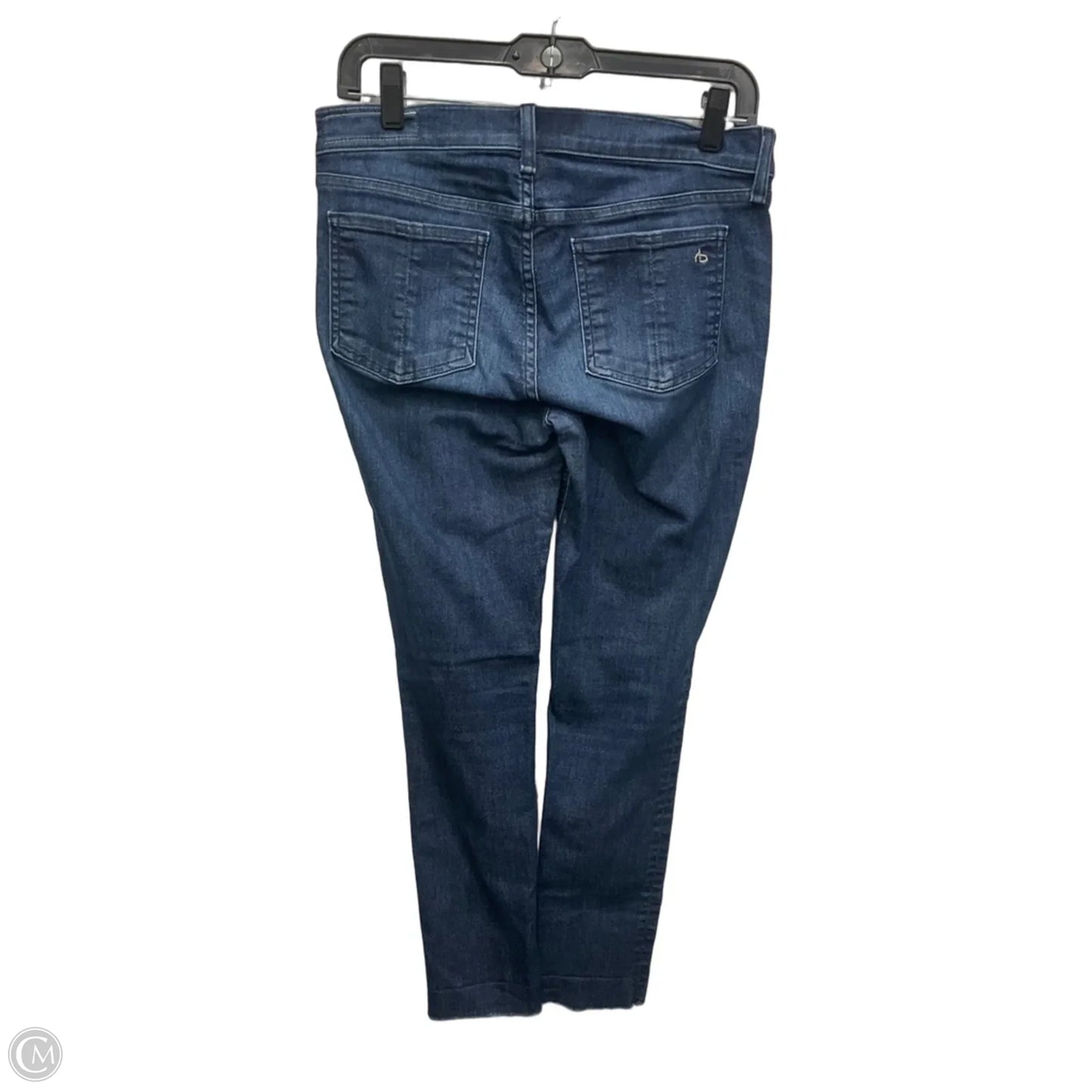 Jeans Skinny By Rag And Bone In Blue Denim, Size: 6