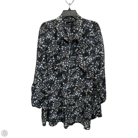 Top Long Sleeve By Lane Bryant In Floral Print, Size: 3x
