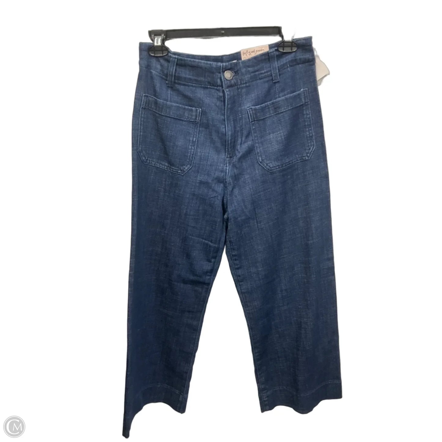 Jeans Wide Leg By Lc Lauren Conrad In Blue Denim, Size: 8