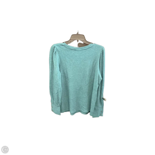 Top Long Sleeve By J. Jill In Green, Size: M
