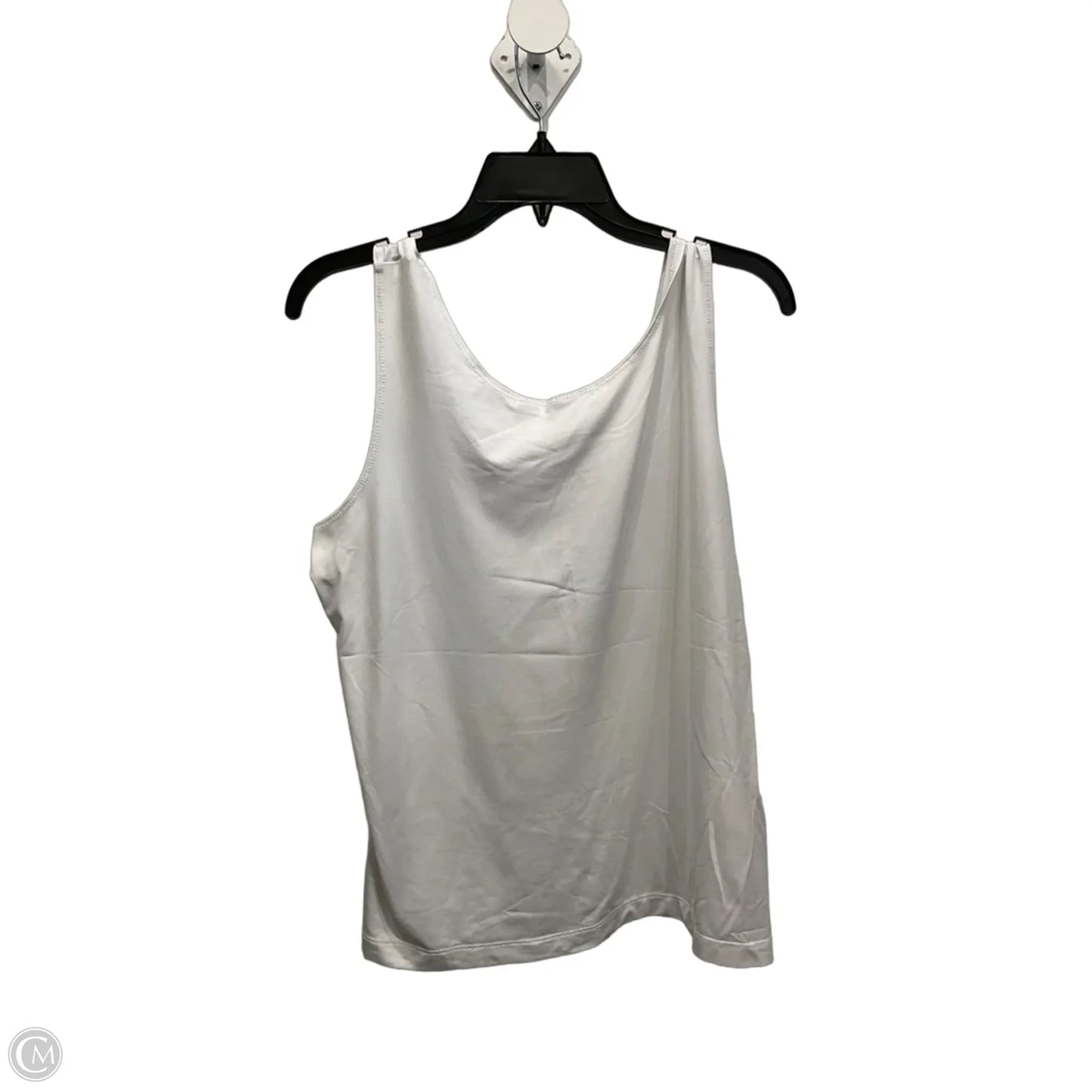 Top Sleeveless Basic By Chicos In White, Size: Xl