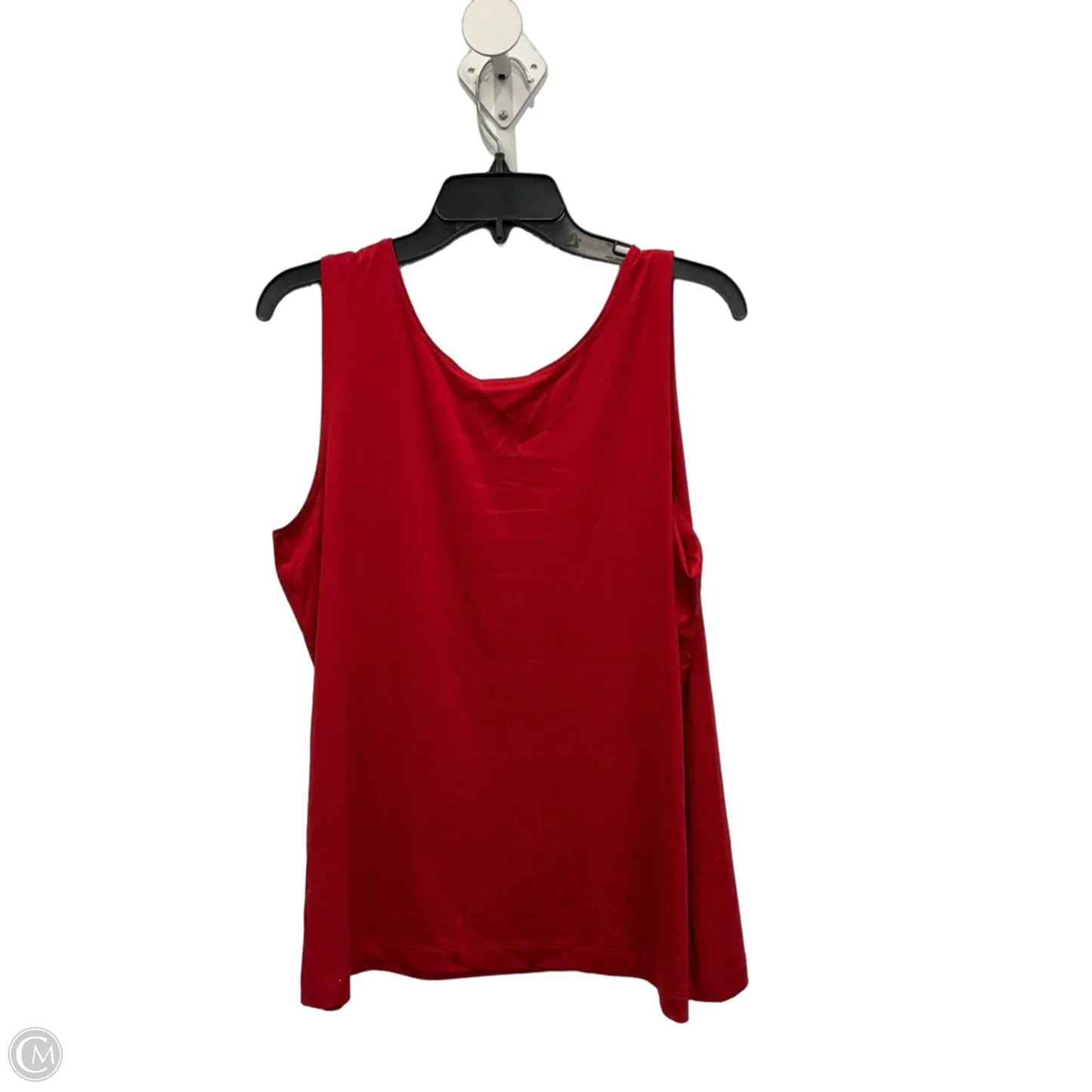 Top Sleeveless Basic By Chicos In Red, Size: Xl
