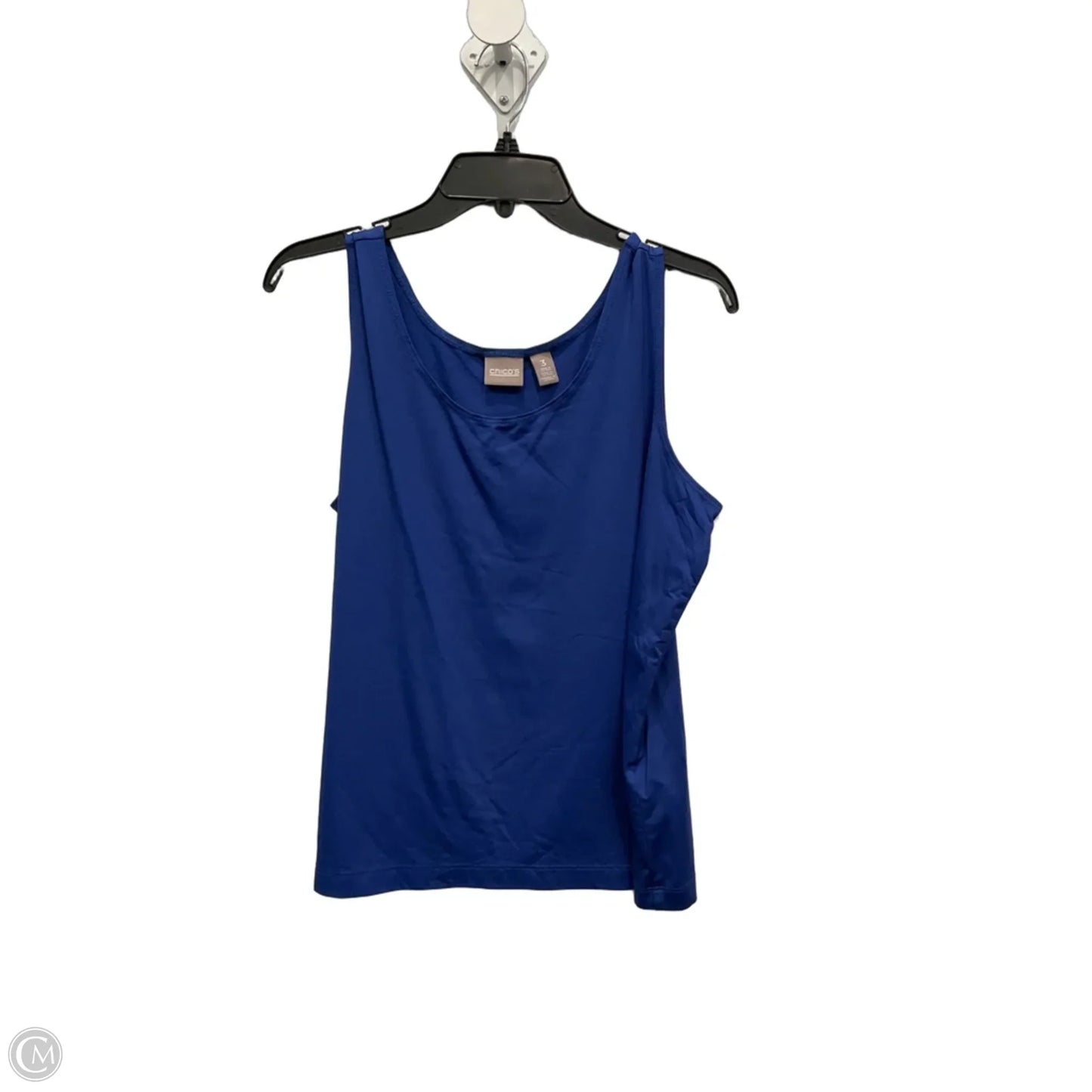 Top Sleeveless Basic By Chicos In Blue, Size: Xl
