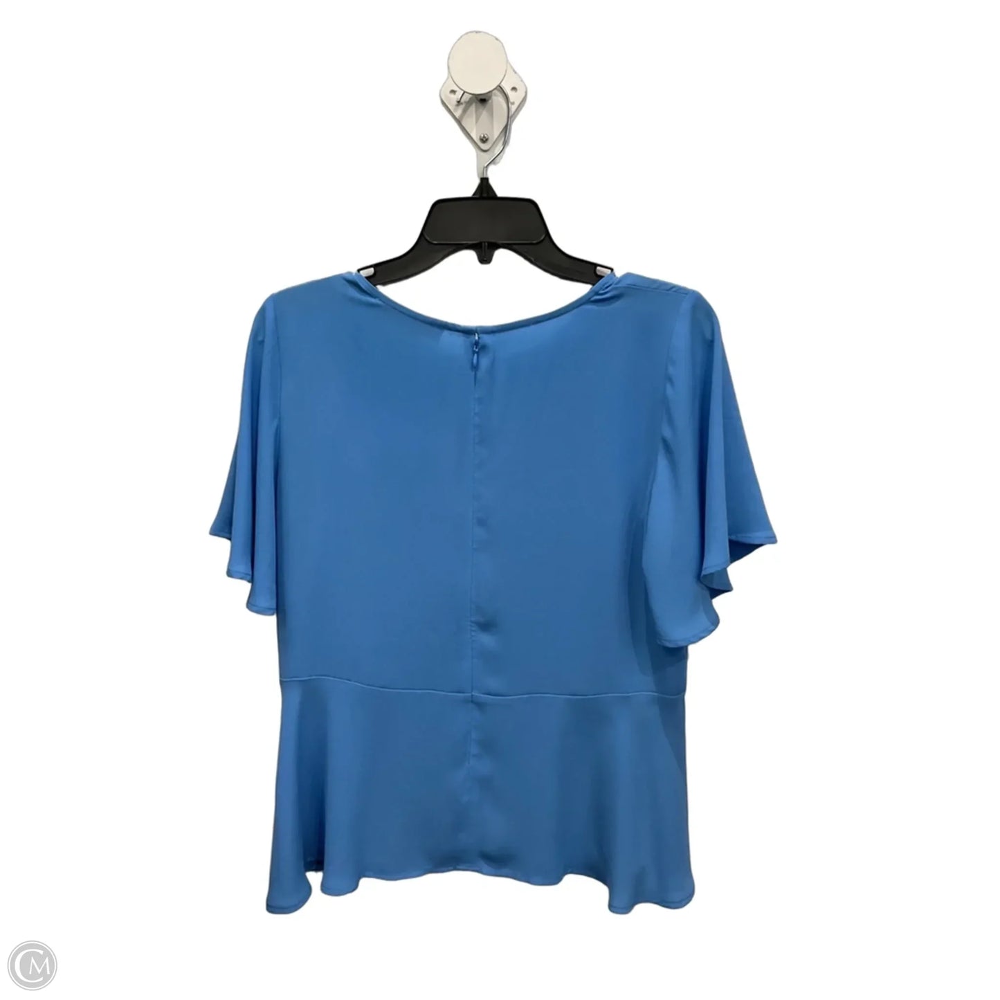 Top Short Sleeve By Loft In Blue, Size: Xs