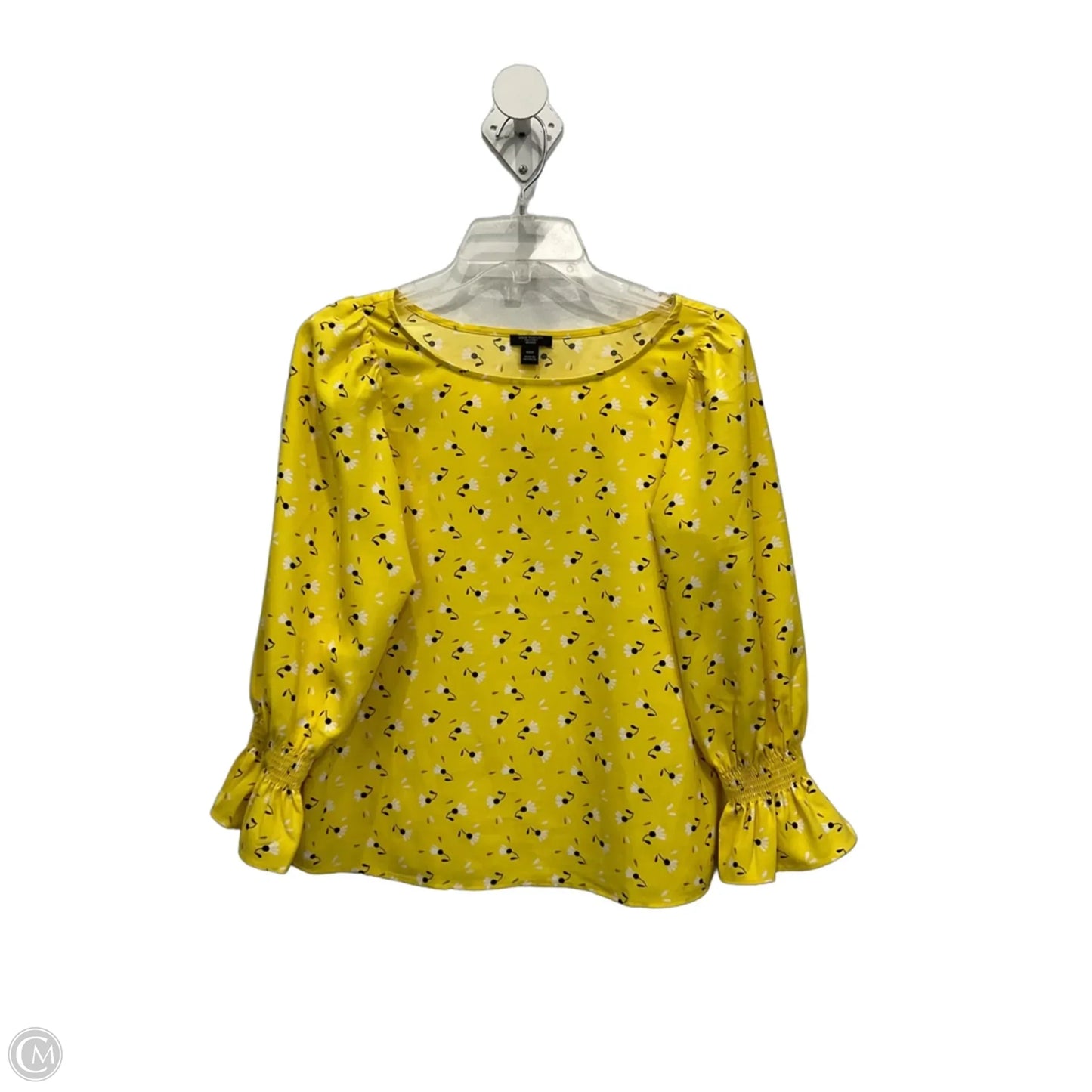 Top Long Sleeve By Ann Taylor In Yellow, Size: Xxsp