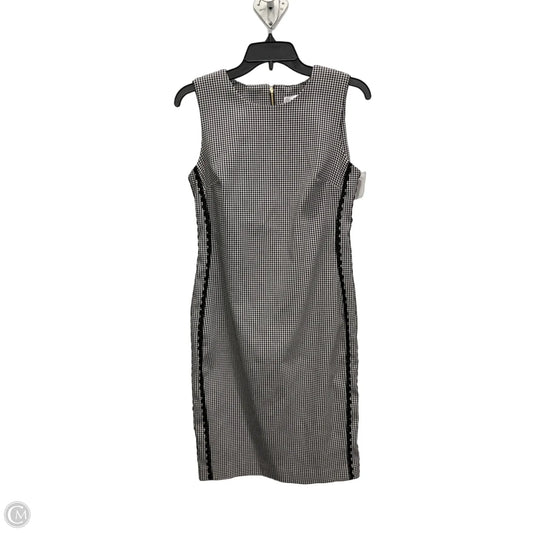 Dress Work By Calvin Klein In Black & White, Size: M