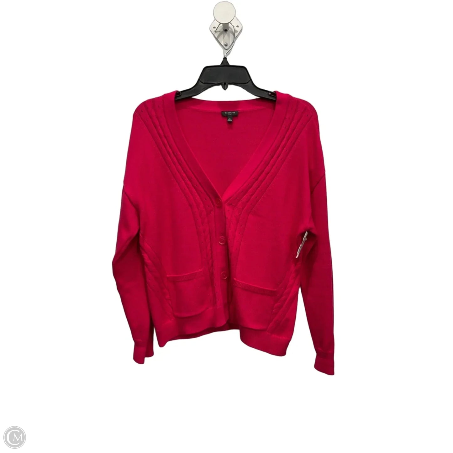 Cardigan By Talbots In Pink, Size: Lp