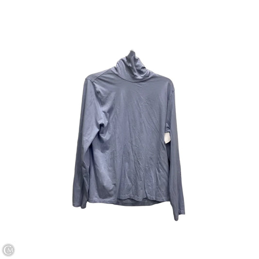 Top Long Sleeve Basic By J. Crew In Blue, Size: Xl
