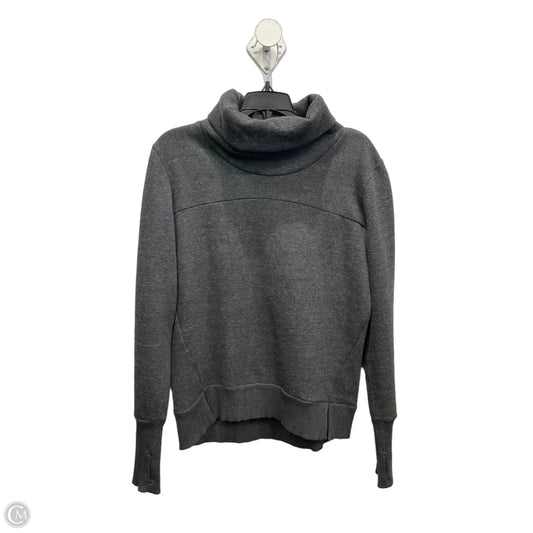 Athletic Sweatshirt Collar By Alo In Grey, Size: S