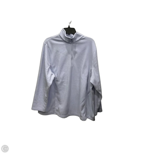 Sweatshirt Collar By Lands End In Purple, Size: 2x