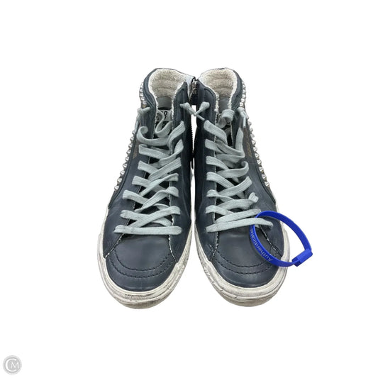 Shoes Luxury Designer By Golden Goose In Grey, Size: 10