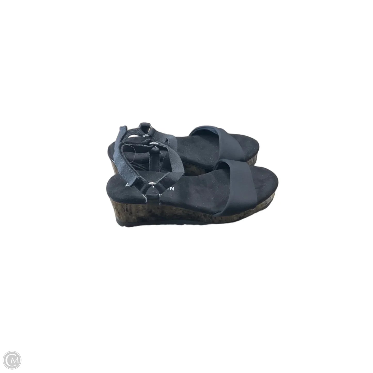Sandals Heels Wedge By Anne Klein In Black, Size: 8