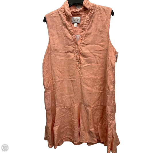 Dress Designer By Lilly Pulitzer In Peach, Size: L
