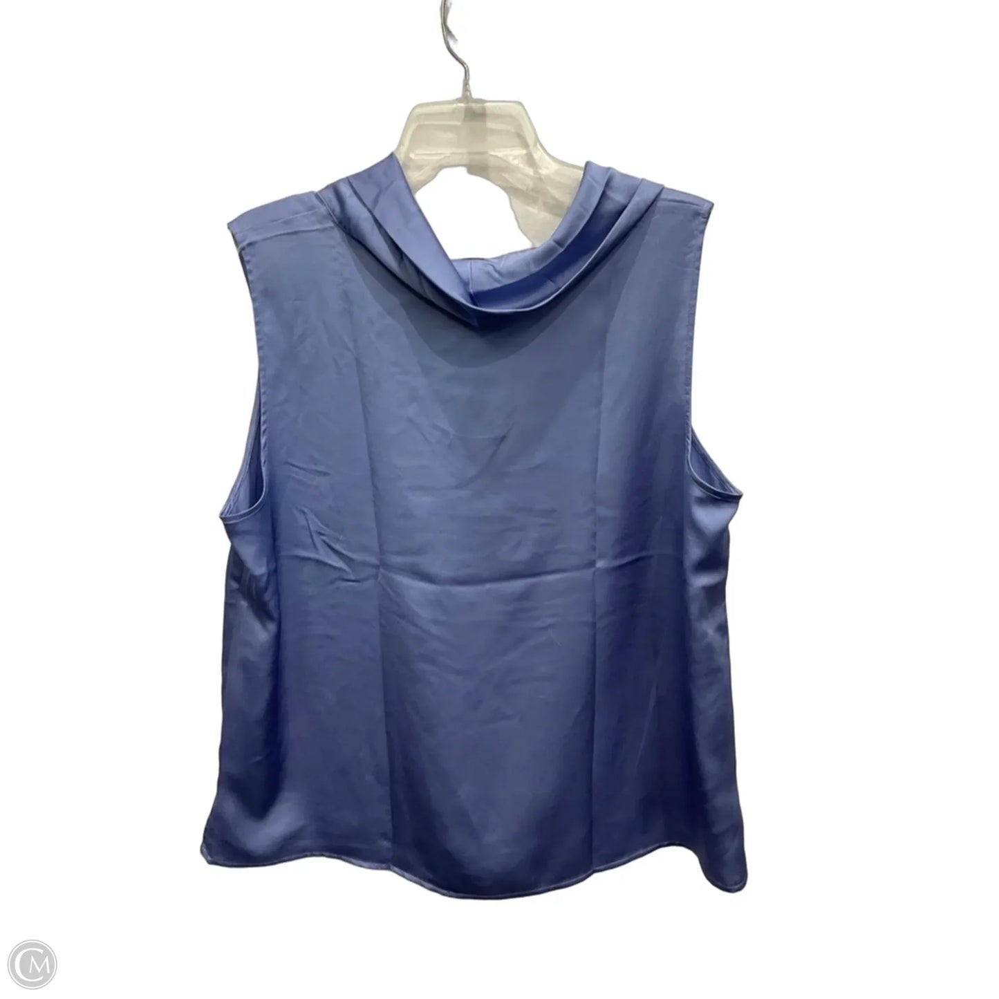 Top Sleeveless By Loft In Blue, Size: L