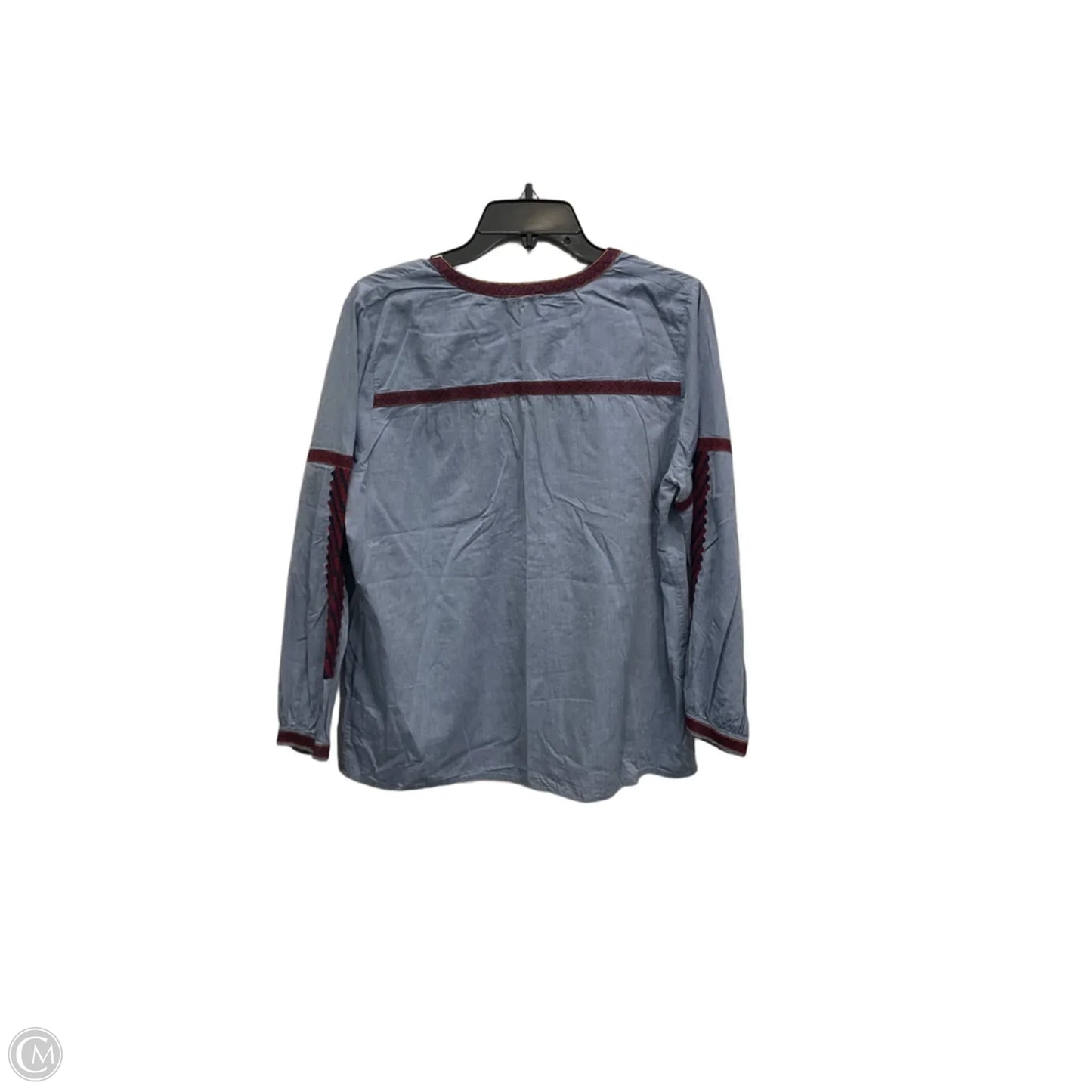 Top Long Sleeve By Joie In Blue, Size: L