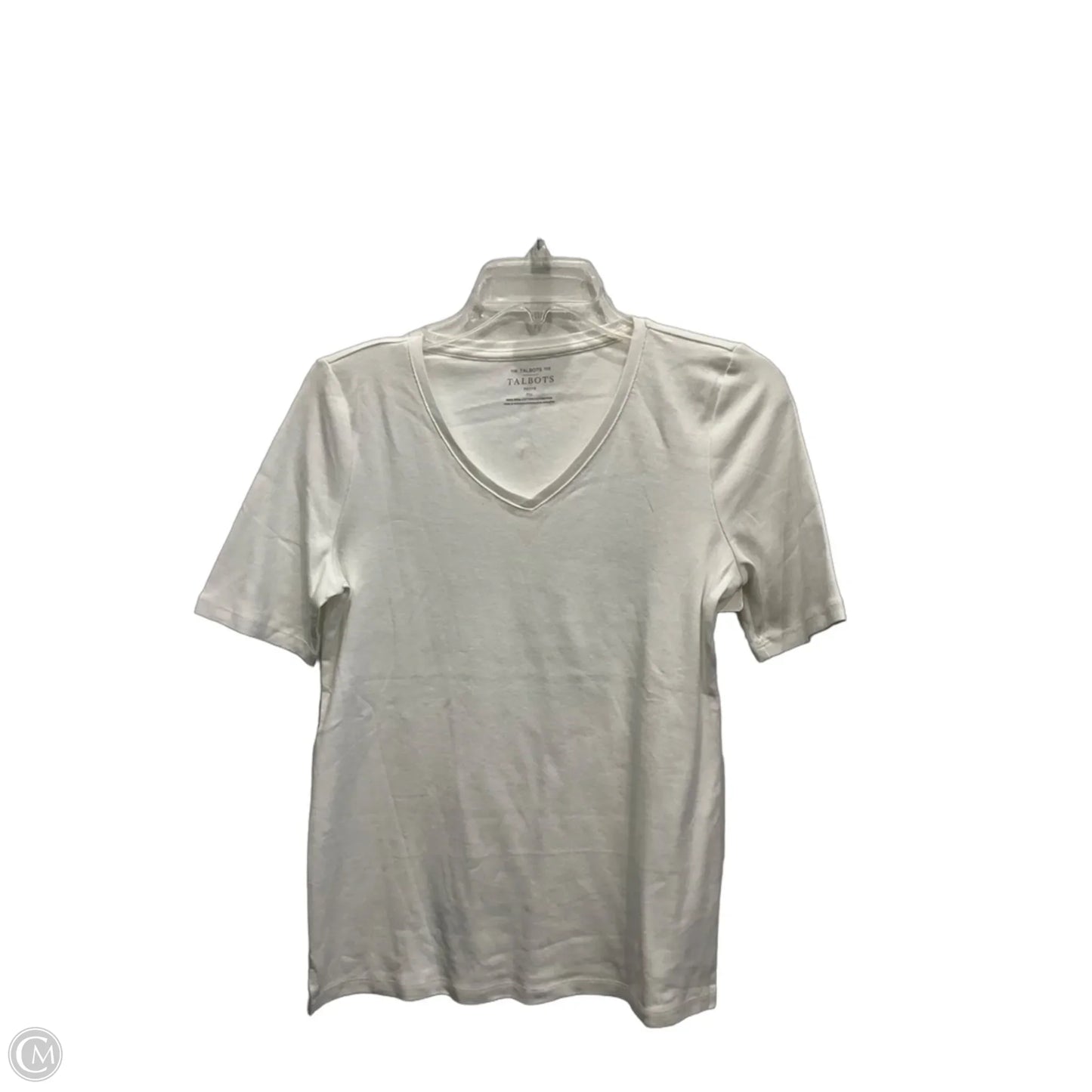 Top Short Sleeve By Talbots In Animal Print, Size: M