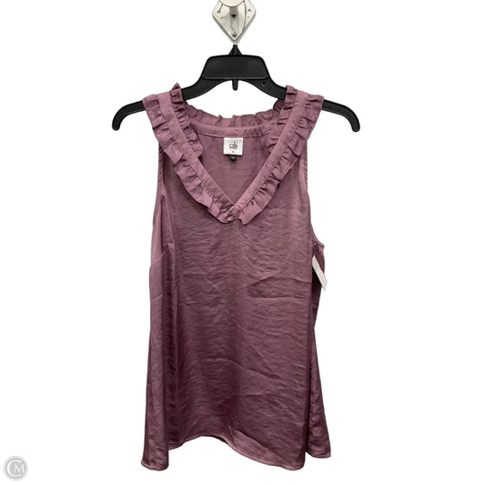 Top Sleeveless By Cabi In Purple, Size: M