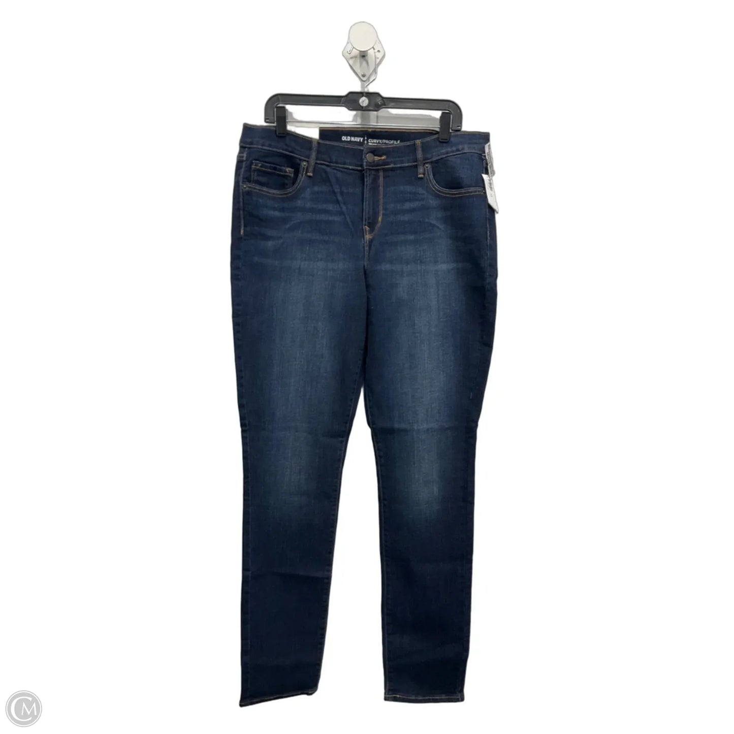 Jeans Skinny By Old Navy In Blue, Size: 14