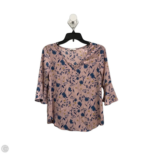 Top 3/4 Sleeve By Sienna Sky In Pink, Size: Xs