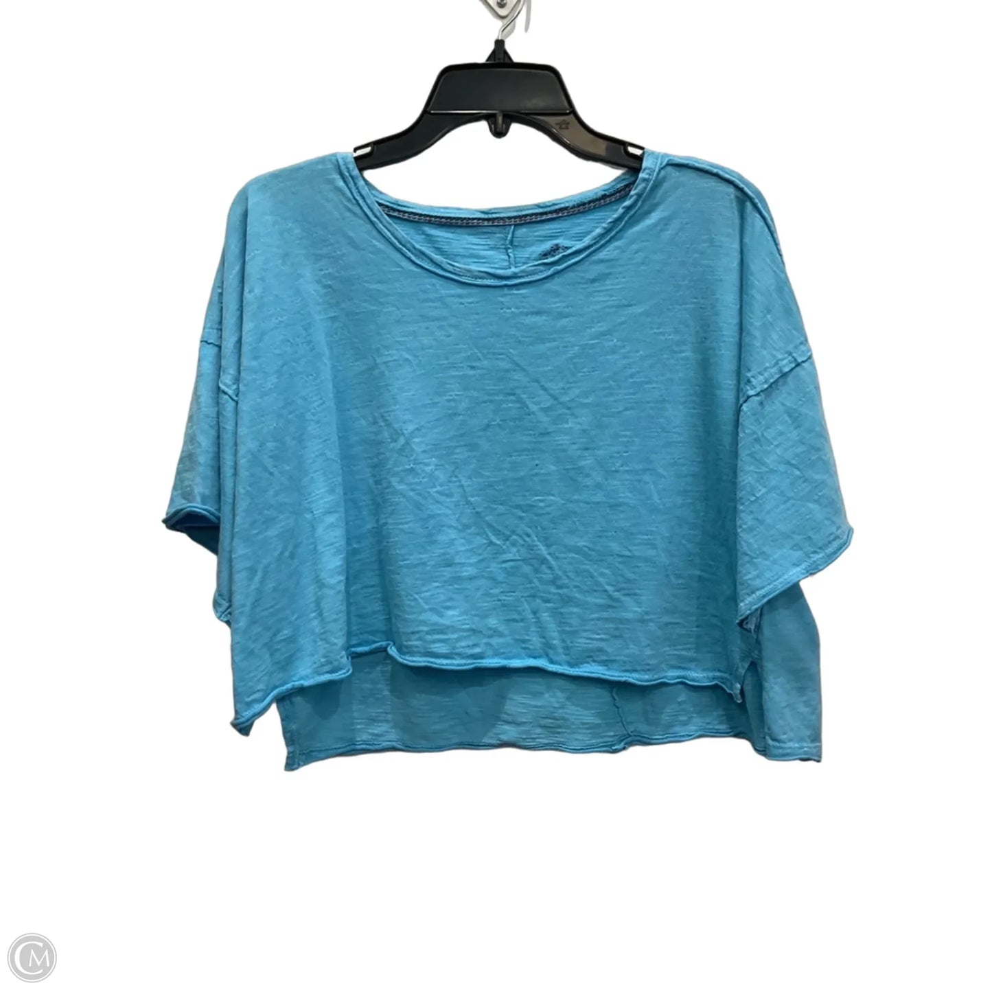 Top Short Sleeve By Pilcro In Blue, Size: L