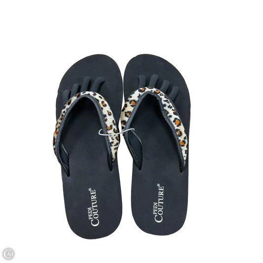 Sandals Flip Flops By Clothes Mentor In Animal Print, Size: 9