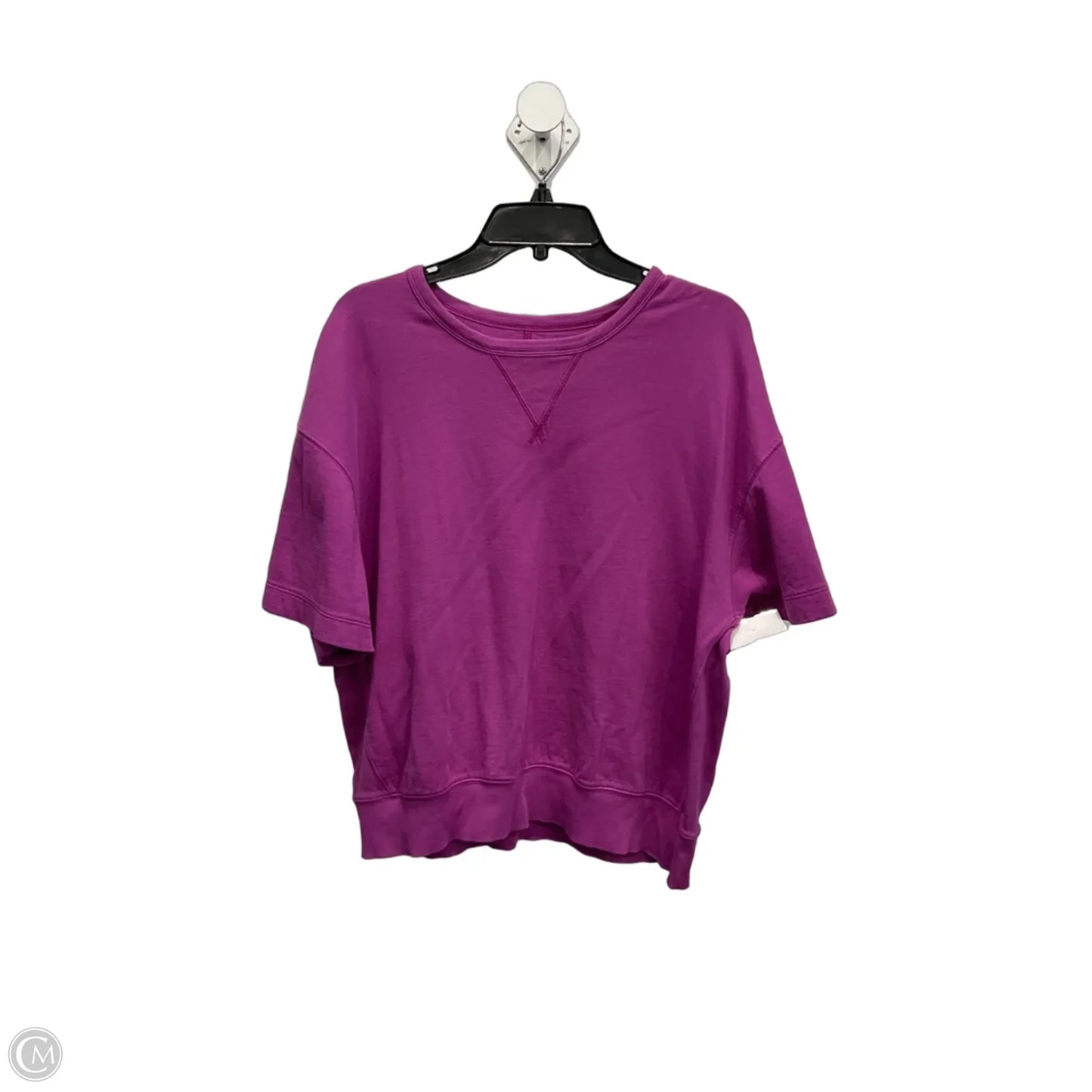 Top Short Sleeve By Athleta In Pink, Size: S