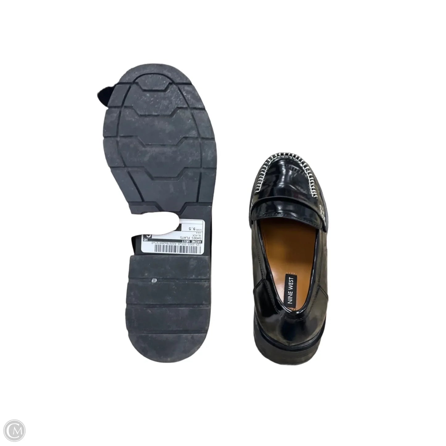 Shoes Flats By Nine West In Black, Size: 9.5