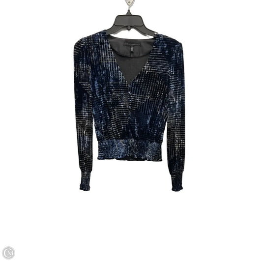 Top Long Sleeve By White House Black Market In Blue, Size: Xs