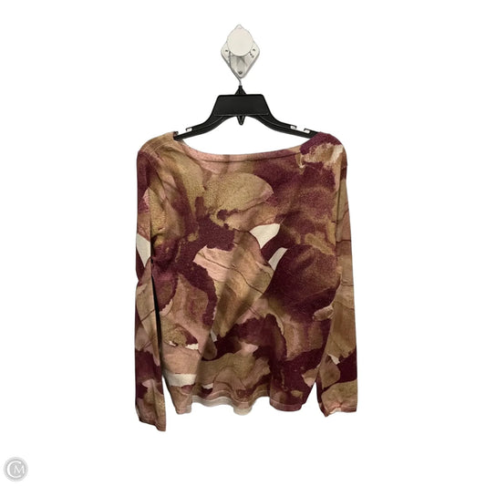 Top Long Sleeve By Chicos In Multi-colored, Size: L