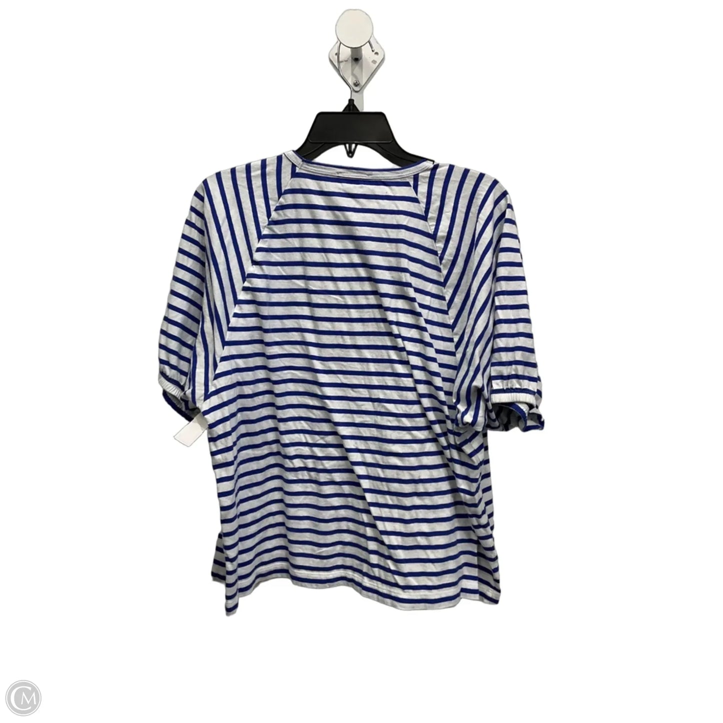 Top Short Sleeve By J. Crew In Striped Pattern, Size: Xl