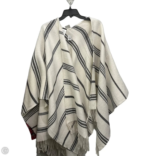 Poncho By J. Crew In Striped Pattern