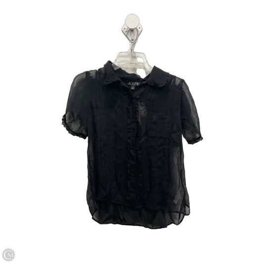 Top Short Sleeve By J. Crew In Black, Size: S
