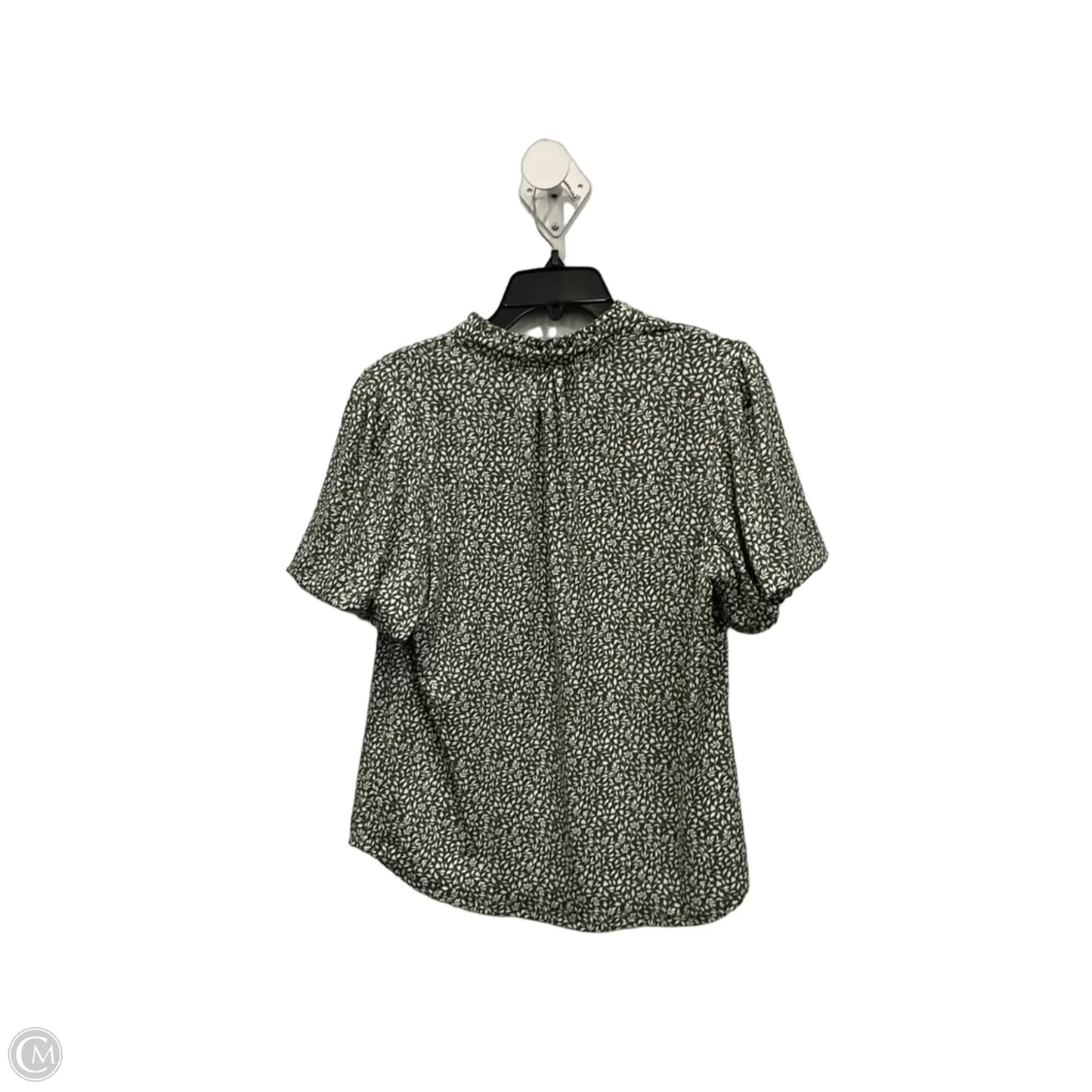Top Short Sleeve By Adrianna Papell In Green, Size: L