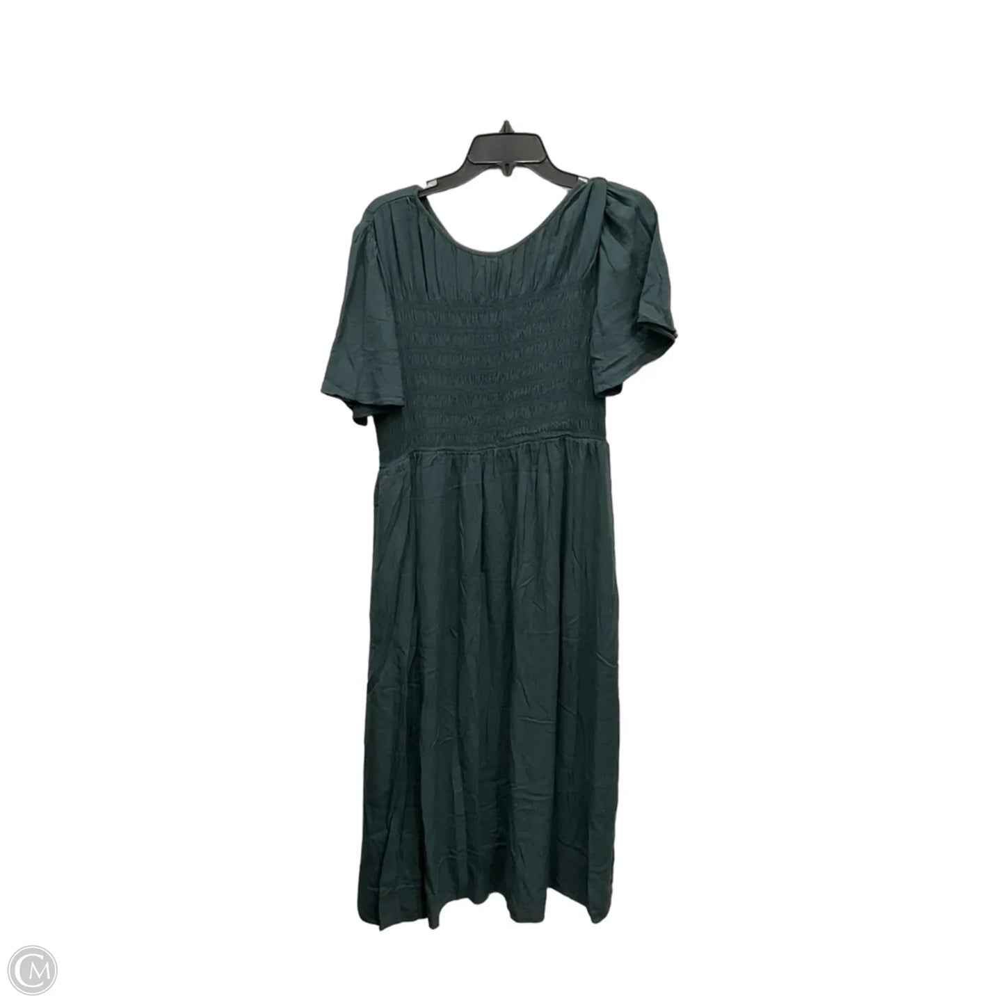 Dress Casual Midi By Soma In Green, Size: Xl