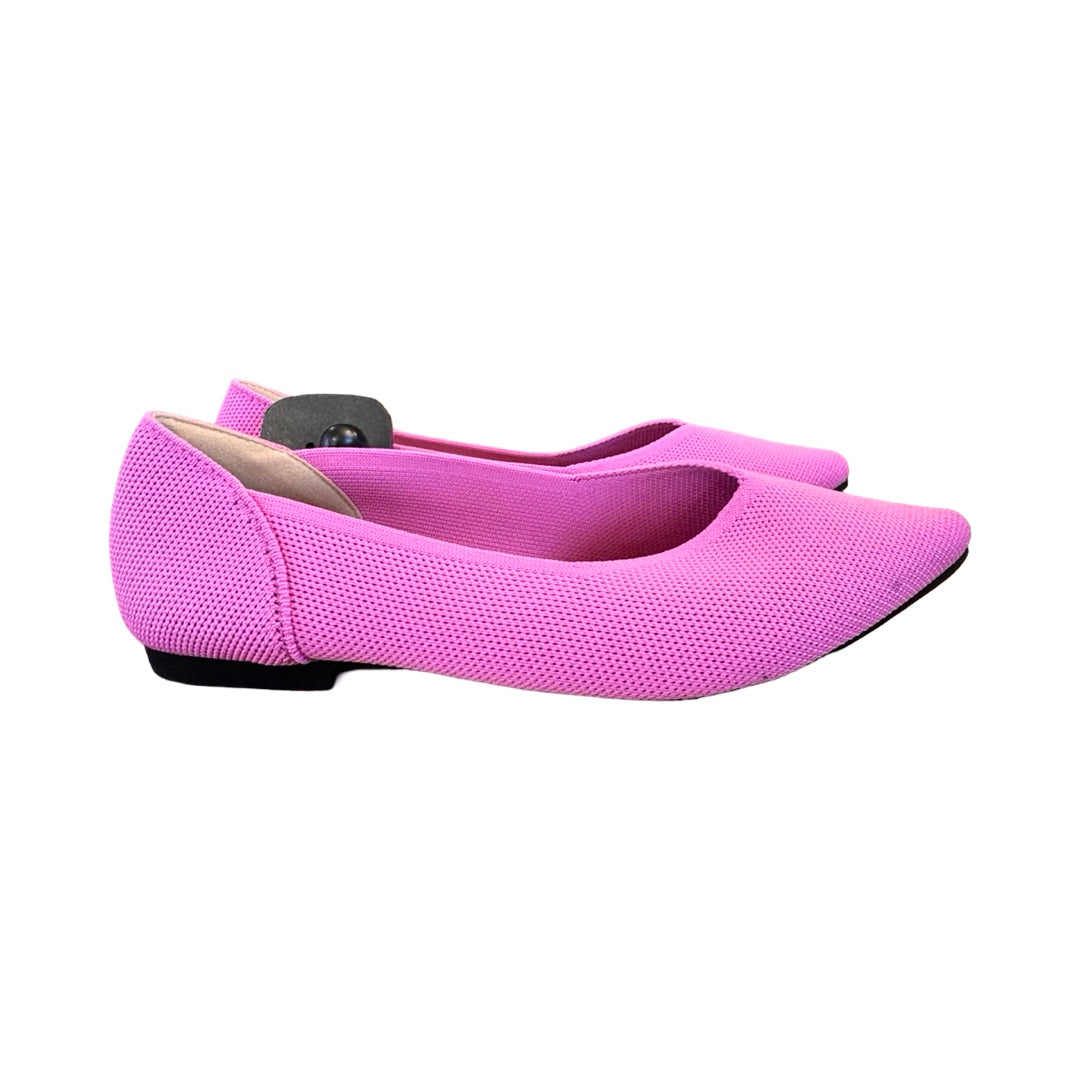 Shoes Flats By SEMWISS In Pink, Size:8.5