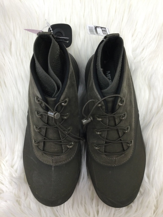 Boots Hiking By Merrell In Taupe, Size:7