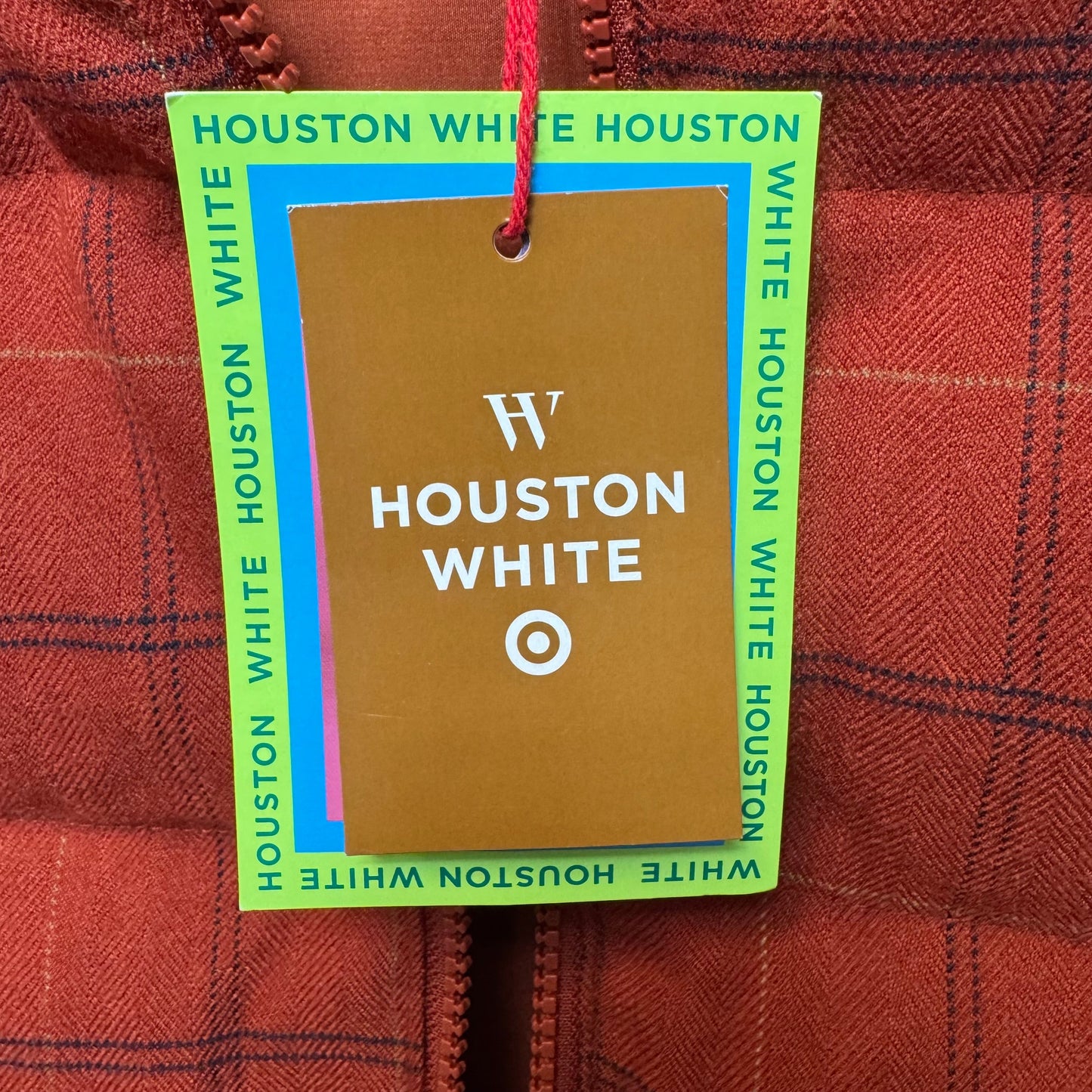 Vest Puffer & Quilted By Houston White In Orange, Size: S