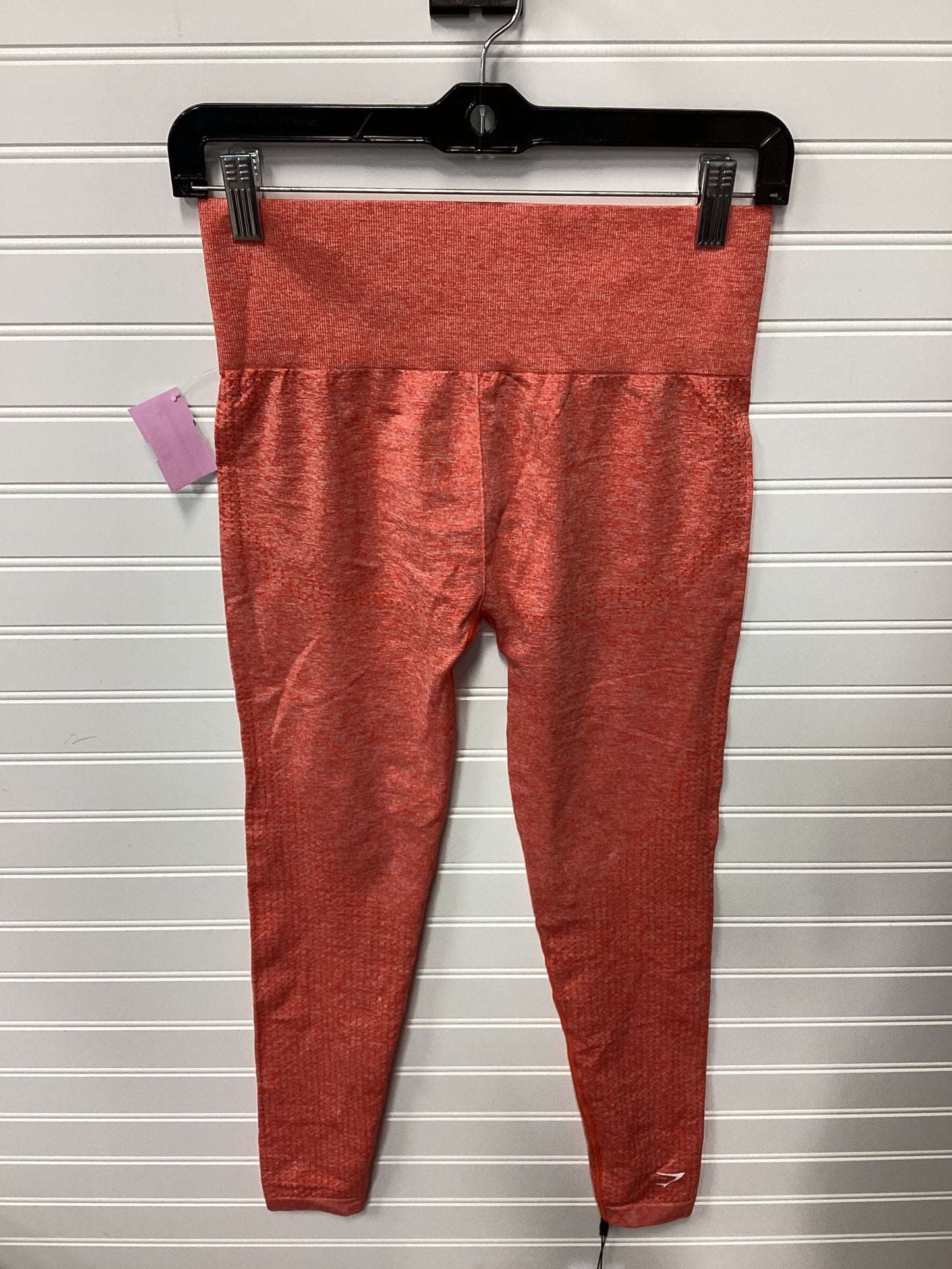 Athletic Leggings By Gym Shark In Coral, Size:S