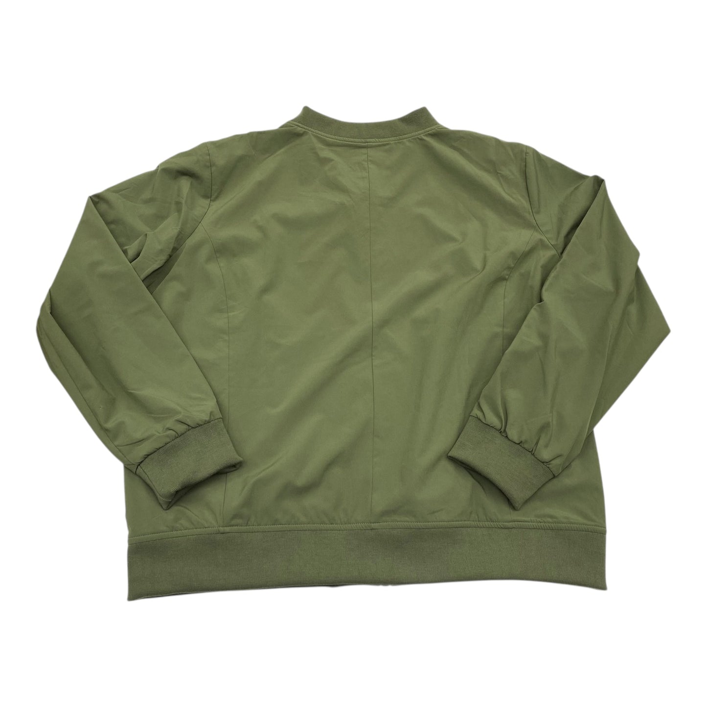 Jacket Windbreaker By Banana Republic In Green, Size:Xl