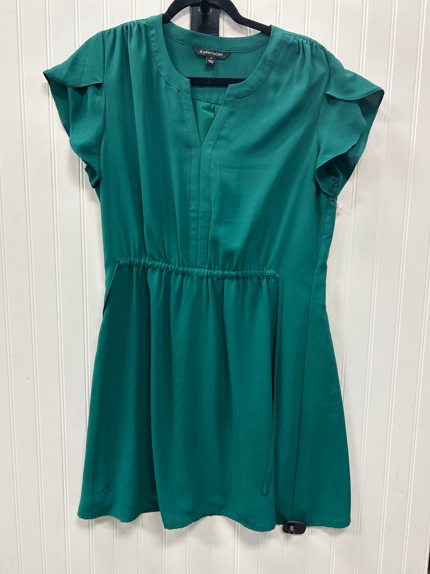 Dress Casual Midi By 41 Hawthorn In Green, Size:L