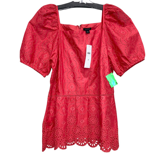 Top Ss By Ann Taylor In Coral, Size:2