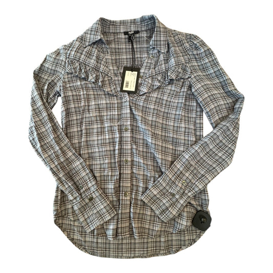 Top Ls By Paige In Plaid Pattern, Size:Xs