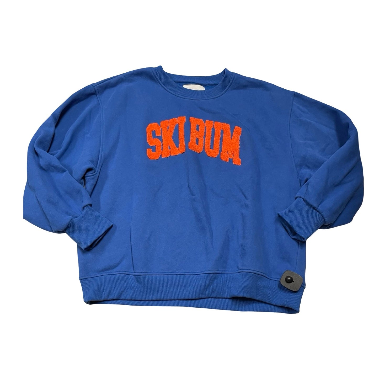 Sweatshirt Crewneck By Cmc In Blue & Orange, Size:L