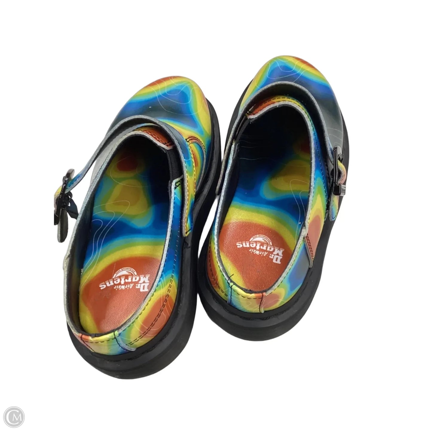 Shoes Flats By Dr Martens In Blue, Size: 7