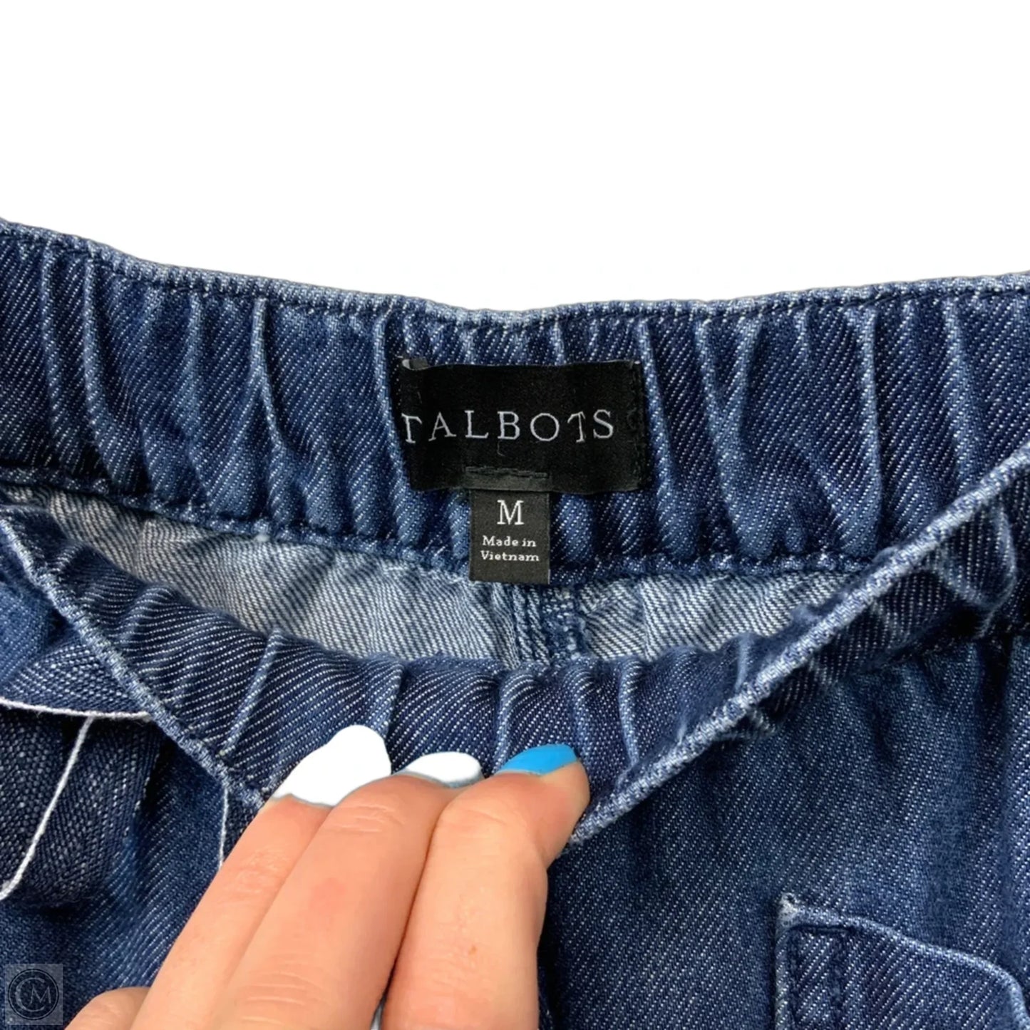 Jeans Wide Leg By Talbots In Blue, Size: M
