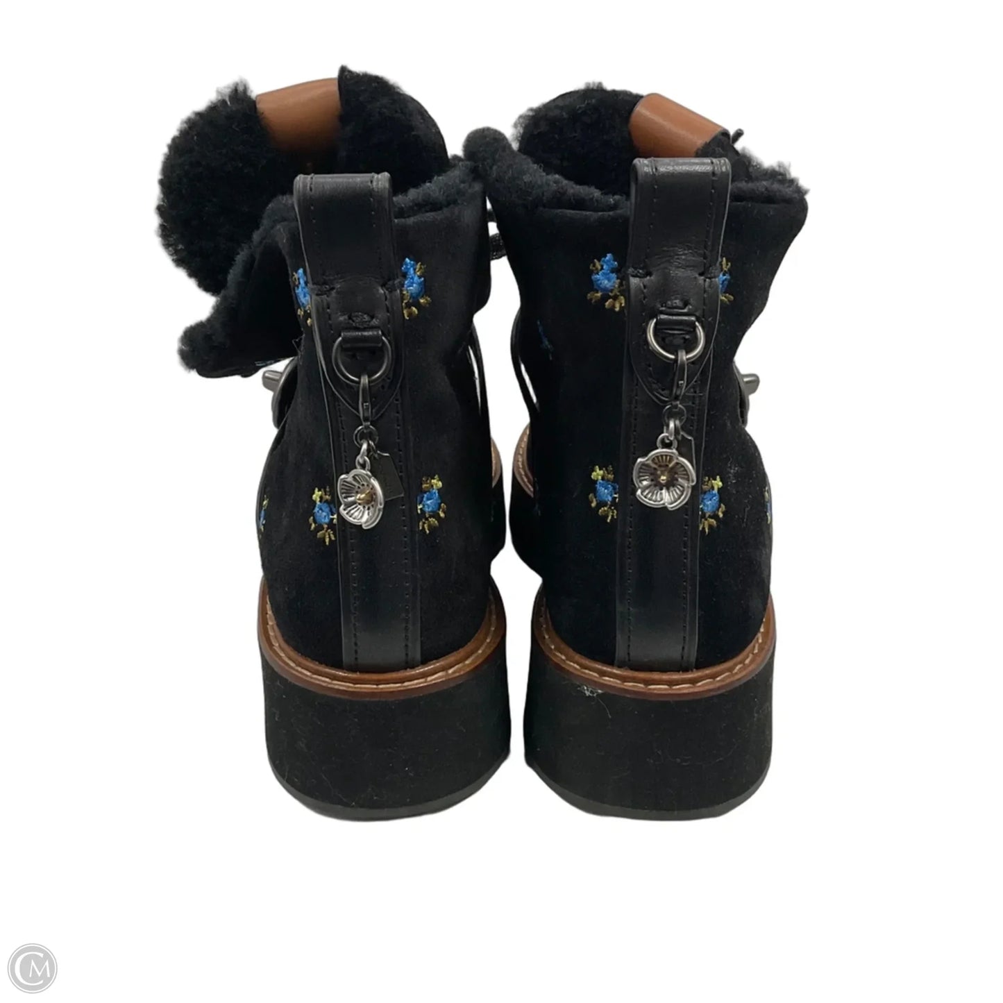 Boots Designer By Coach In Black, Size: 7
