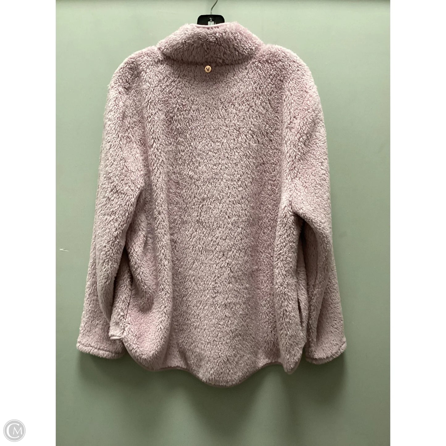 Jacket Fleece By Livi Active In Purple, Size: 2x