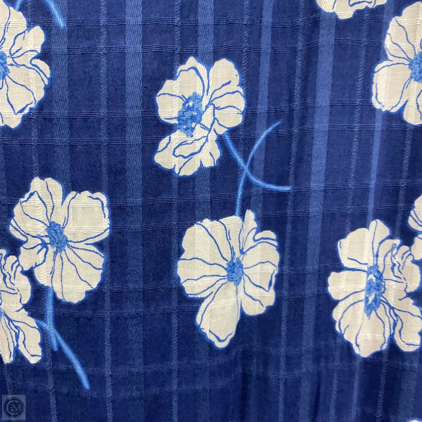 Dress Casual Maxi By Draper James In Blue & White, Size: L