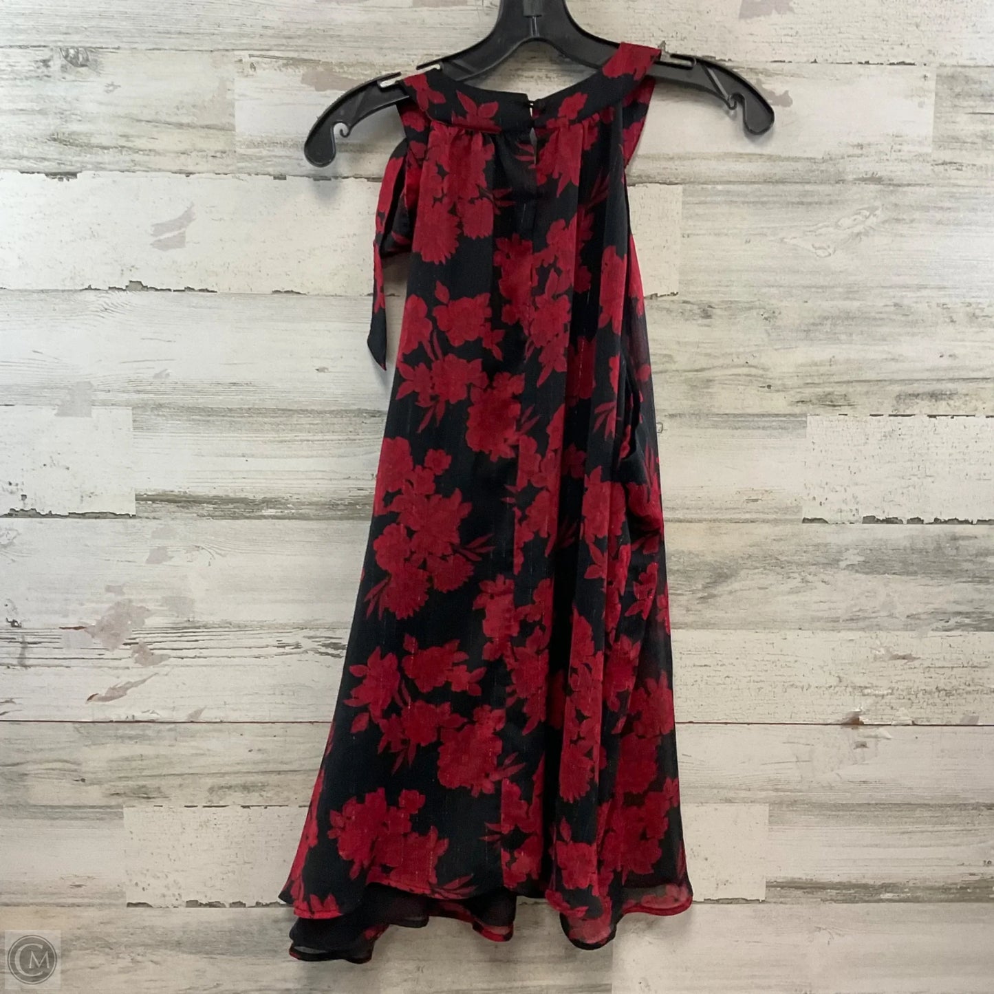 Top Sleeveless By Torrid In Black & Red, Size: 3x